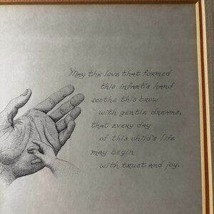 The Art Of Robert Sexton: ON THE BIRTH OF A CHILD --Framed Print